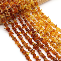 AliExpress NONE Wholesale Amber Beads Natural Gem Stone Crystal Gravel Chips Loose Beads for Jewelry Making DIY Bracelet Necklace Gift 40cm