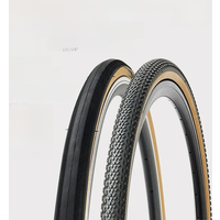AliExpress Cst Zhengxin Road Bike Outer Tire Bicycle Tire Retro Yellow Edge 700*25 28 40c Puncture-Proof Double Sizing Materials Tire