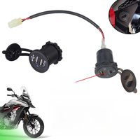 AliExpress S2R Motorcycle Bike Type C USB Charger Socket Splitter Power Adapter Voltage Display For Honda CB 500X CB 500 X CB500 X CB500X 2015