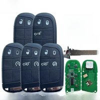 NH KEY For Jeep Compass/Trailhawk 2017-2022 Smart Key Fob-2/3/4/5 Button Keyless Entry, 433MHz 4A Chip&SIP22 (PN:M3N-40821302)