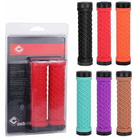 AliExpress ODI Van Bicycle Handlebar Grips sillicone Lock-On Anti-slip Shock Absorption MTB Double Lock Ring for BMX Folding Bike Parts