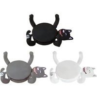 Creative 3D Print Funny Cat Coasters Insulated Coaster Ornament Stress Relieve Mug Base Decoration Party Favors Birthday Gifts