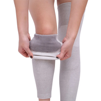 AOLIKES 1Pair Long Kneepad Calf Leg Knee Pad Warm Support High Elasticity Relieve Arthritis Sports Outdoor Knee Guard Protect