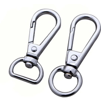 5pcs Stainless Steel Swivel Trigger Lobster Clasp Buckles Carabiner Snap Hook For DIY KeyChain Bags Accessories Crafts Supplies