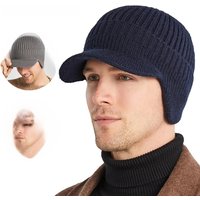 AliExpress LOOGDEEL Winter Woolen Hat Thick Velvet Cycling Knitted Headwear Ear Protection Cap Anti Cold Motorcycle Warm Headgear Women Men