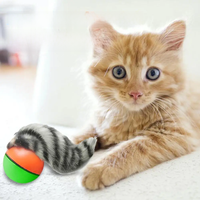 Electric Beaver Weasel Rolling Ball Pet Dog Cat Interactive Chasing Toys Random Traning Dogs Agility Toys Supplies
