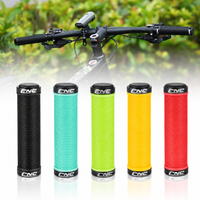 AliExpress CNC 22.2mm Lock-On Bicycle Handlebar Grips Anti-Slip Rubber Double Lock MTB Mountain Bike Cycling Accessories