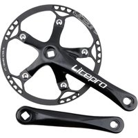 AliExpress NONE Litepro 130BCD Bicycle Crankset 5-Bolt 170mm MTB Crank 48T/50T/52T/54T/56T/58T Chainring for Folding Bike BMX