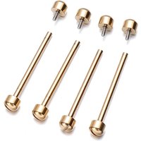 1 Pair Strap connector one-word connector Watch Strap Screw Pins for Smart Watch Bracelet Clasp Buckle Friction Tube Replacement