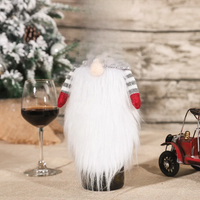 Christmas Wine Bottle Cover Merry Christmas Decor for Home Christmas Gnomes Table Decor Xmas Gift Happy New Year Navidad 2022