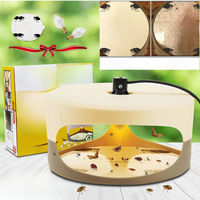 Flea Killer Trap with 2 Glue Discs Pad Bed Bug Trap Light Bulb Safe for Children Pet Dog Cat Best Control for Home House Inside