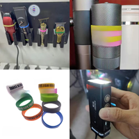 AliExpress NONE Trimmer Grip New Barber Hair Clipper Grip Rubber Anti Slide Design Barber Bicycle Grips Hairdressing Silicone Decorative Rings