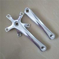 AliExpress TRUYOU Road Bicycle Crank 5 Blots 110 BCD Aluminum Alloy Crankset Length 165MM 170MM Folding Bike Parts MTB Crankarm Silvery
