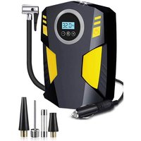 AliExpress NONE 12V Car Tyre Inflator Corded Electric Digital Tire Air Compressor Pump 150PSI for Car Motorcycle Bike Ball