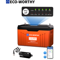 ECO-WORTHY 12V 280Ah LiFePO4 Lithium Leisure Battery with Bluetooth, Low-Temp Protection,6000+ Cycles for Motorhome, Shed image 4