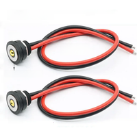 10A Magnetic Connector Magnetic Suction Contact Power Charging Wire High Current CX-13mm Male Female Terminal Plug with Line