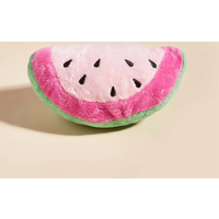1 sliced watermelon pet plush toy for dogs and cats to interact and play