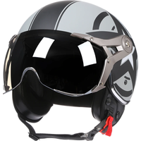 AliExpress BLD DOT 3/4 Open Face Motorcycle Retro Motorbike Helmets Vintage Chopper Capacete De Moto Bike Cascos Scooter Men Women