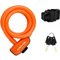 AliExpress riderace RIDERACE Bicycle Cable Lock Mountain Bike Portable Anti-theft Ring Lock High Security For Scooter Electric E-Bike Road Cycling