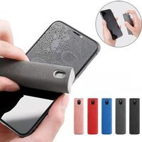 2 in 1 Screen Cleaner Spray for Mobile Phone PC Tablet Ipad Screen Dust Remover Microfiber Wiper Cloth Polish Cleaning Tools