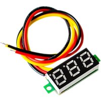 3bit 0.28" LED Digital Voltmeter DC 500V 300V 200V 100V 30V High-precision Voltage Volt Panel METER 5V 12V Battery Monitor
