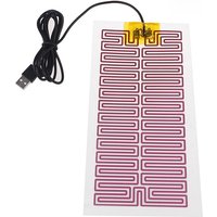 USB 5V 10CM*21CM Heating Heater Winter Warm Plate For Waist Shoes Pad