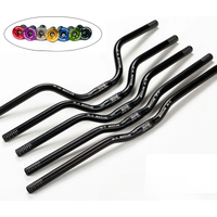 AliExpress NONE BUCKLOS 25.4mm 31.8mm Bicycle Riser Handlebar 620/660/720/780mm Bike Swallow Handlebar Ultralight M Type MTB BMX Handle Bar