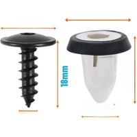 10PCS OE#51127020321 51-12-7-020-321 For BMW Trim Expanding Nut + screw license plate base Clip