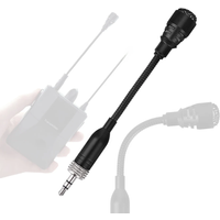 Professional Handheld Style Unidirectional Condenser Microphone For Sennheiser Wireless BodyPack Transmitter 3.5 mm Lockable Mic