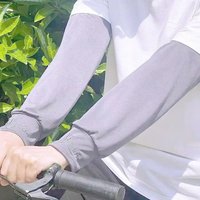 AliExpress Sunscreen Arm Sleeves Men Cycling Arm Case Loose Enlarged Arm Cover Outdoor Sport Sun Protection Cuffs Breathable Cool