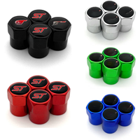 4PCS Car Wheel Tire Valve Stem Caps Airtight Cover For Ford ST Line Focus X 2 3 Mondeo Fiesta Kuga MK2 MK3 MK4 Tyre Accessories