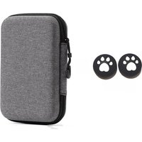Game Console Case Bag for R36S/R35S/RGB30/RGB20SX/Miyoo Mini Plus/RG35XX H Portable Storage Handheld Bag Shockproof Case+Rocker