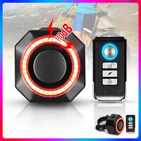 AliExpress Hollarm Smart Bike Taillight Alarm Anti Theft Burglar Bicycle Light Alarm USB Charge Smart Brake Sensing Remote Control Tail Lam