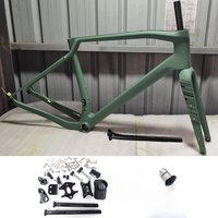 AliExpress ceccotti CECCOTTI Gravel Frame T1000 Full Carbon And Full Hidden Cable Gravel bike frame More Color Available Bicycle Frameset