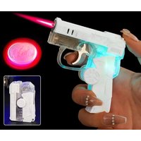 Windproof Fashion Folding Inflatable Lighter Portable Jet Red Flame Butane Lamp Lighter Smoking Accessories Smoking Gifts
