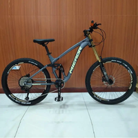 AliExpress OLOIU Aluminum Alloy Mountain Bike for Adults Cycling City 11 Speed Double Damping Downhill DH Bicycle MTB Soft Tail 26/27.5 inch 2023