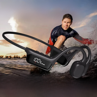 AliExpress VAORLO IPX8 True Waterproof Bluetooth 5.4 Swimming Diving Bone Conduction Headphone (32G) MP3 Player Summer Sports Cycling Music Headse