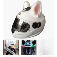 AliExpress 2Pcs Motorcycle Helmet Cat Ears Decor Universal Motorbike Bicycle Car Styling Decoration Helmet Stickers Gift for Girlfriend