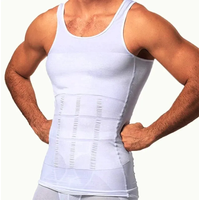 YBFDO Men Body Shaper Slimming Compression Vest Undershirt Seamless Waist Trainer Tank Top Belly Control Weight Loss Shapewear