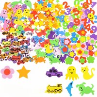 Sponge Sticker EVA Foam Children Handmade DIY Decorative Stickers Self-Adhesive Cartoon Style Soft Birthday Gifts Rewards TMZ