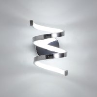 LED Interior Wall Sconce,21W Creative Spiral Wall Lamp,Aluminium and Metal LED Wall Sconces,White Light 6000K