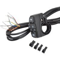 AliExpress NONE Wuxing KG-336-B 12V-52V Electric Bike Scooter Light Three-in-one Switch Frontlight+Horn+Turning Light Switch Diy Parts