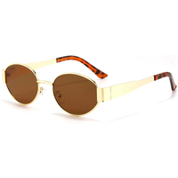 Oval Sunglasses Fashion Street Photo Women's Sun Glasses Men Ellipse Eyeglasses Outdoor Travel Driving UV400 Goggles Eyewear