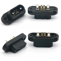 AliExpress NONE 1/2 Pair Of Circular Male And Female Sockets QC2+4 New Energy Electric Skateboard Car Bicycle Charger Charging Port Connector