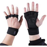 AliExpress Weightlifting Men/Women Half Finger Gloves Gym Workout Training Bodybuilding Gloves Dumbbell Fitness Half Finger Hand Protector