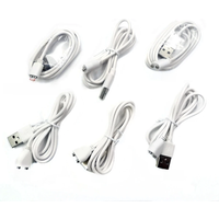 2 Pin Magnetic Charging Cable center spacing 5mm 6/7/8/9/10mm Magnet Suctio USB Power charger for Beauty instrument Smart device