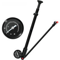 AliExpress riderace Bicycle Air Pump 300Psi High Pressure Schrader Presta Valve Bike Pump For Front Fork And Rear Suspension With Pressure Gauge