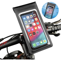 AliExpress GOLDFOX Bike Holder Waterproof Pouch Bag Bicycle Phone Case TPU Touchscreen with Rain Cover Handlebar Mirror Motorcycle Stand Mount