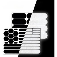 AliExpress TIMOTRAS 1 Set Helmet Warning Reflective Stickers Night Safety Driving Accessories Fluorescent Decorative Sticker Bicycle Moto Car Decal