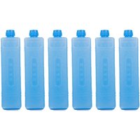 6 Pieces Reusable Ice Packs for Food Drink Cooling Ice Blocks for Hiking Picnic Beach Travel Ice Freezer Blocks Ice Brick Packs image 4